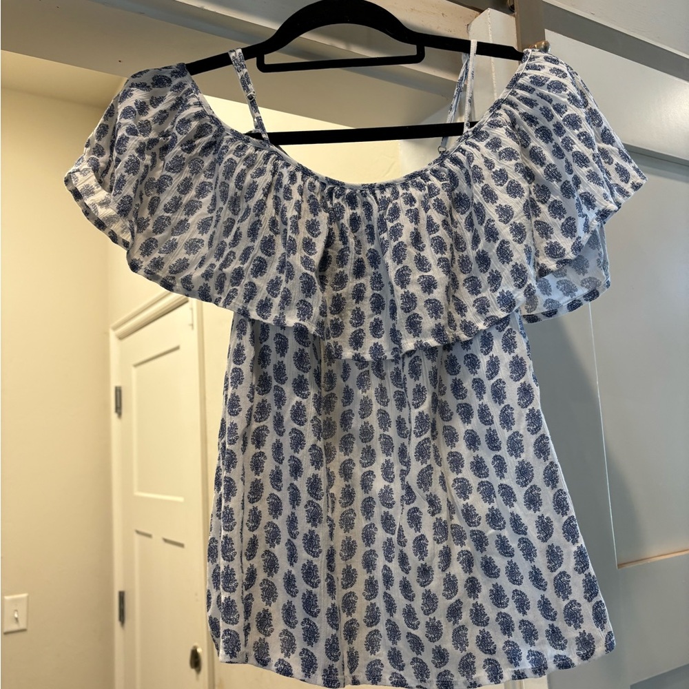 Polo Ralph Lauren women’s size 16 off shoulder peasant crop top